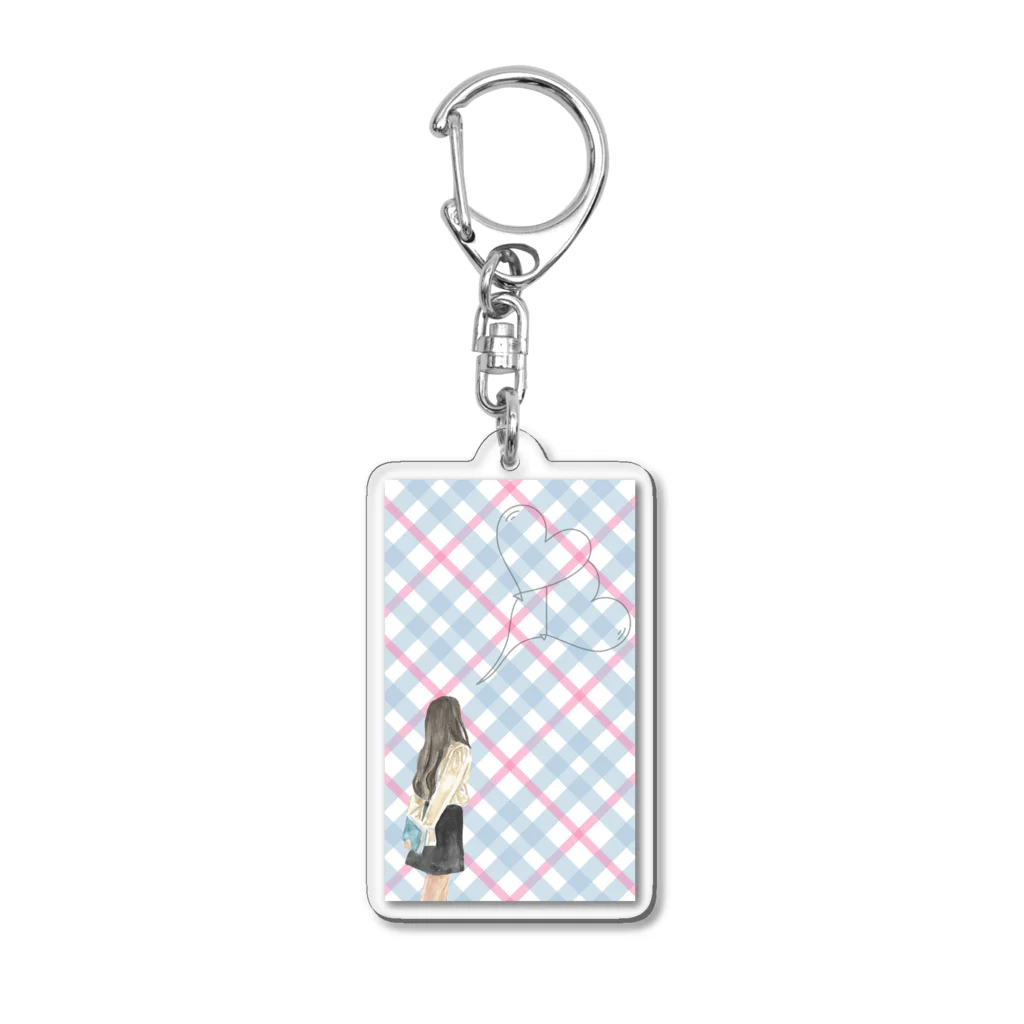 manaroom_22の女の子① Acrylic Key Chain