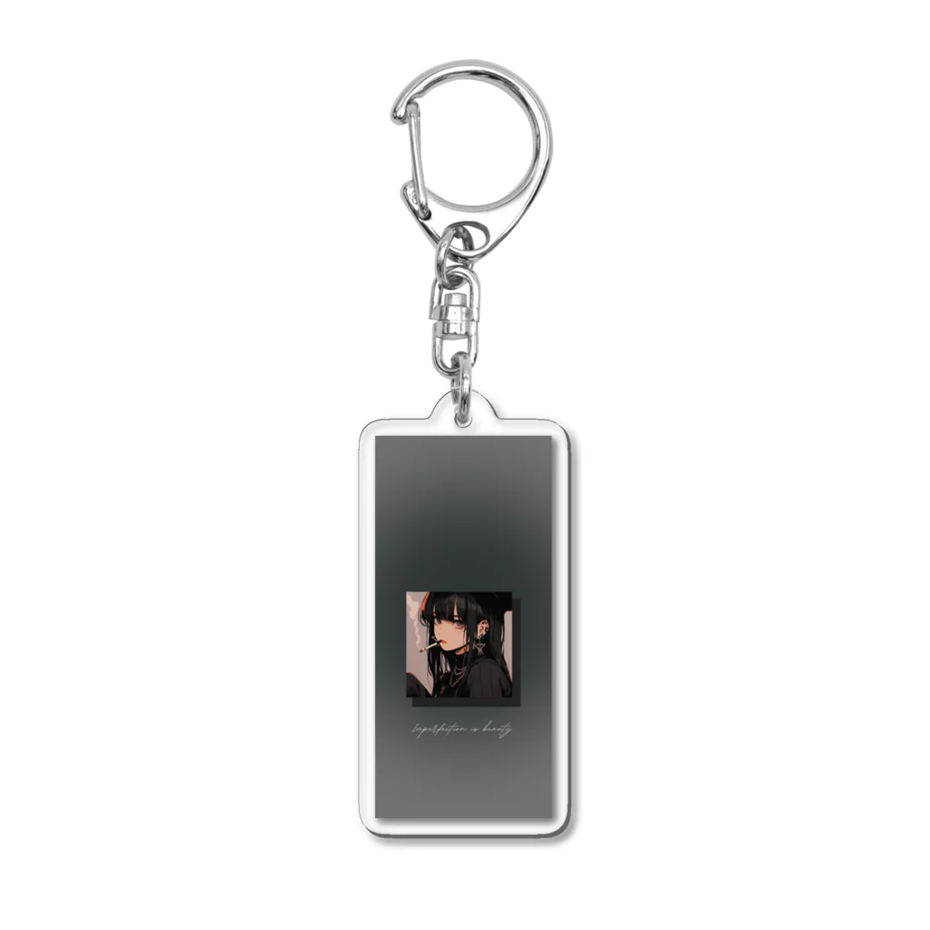 w-clubのManga x Dark Illustration Acrylic Key Chain