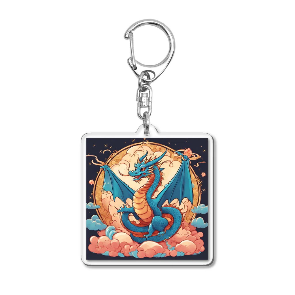 the blue seasonの昇華する守護龍 Acrylic Key Chain