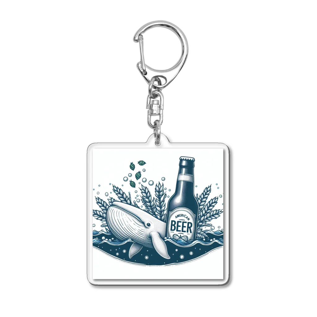 Cheeeeeeeersのwhale ale Acrylic Key Chain