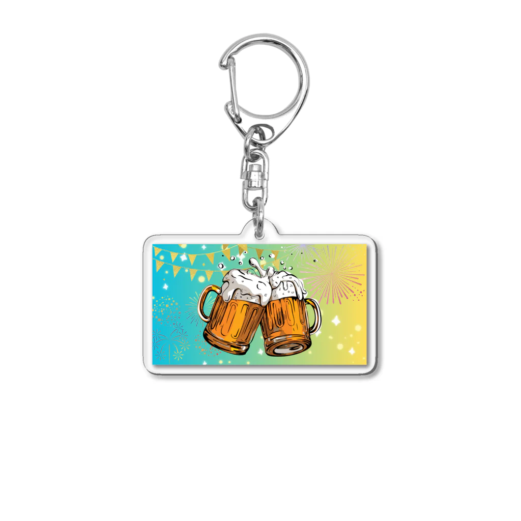 ハルトオドルのビールで乾杯 Acrylic Key Chain