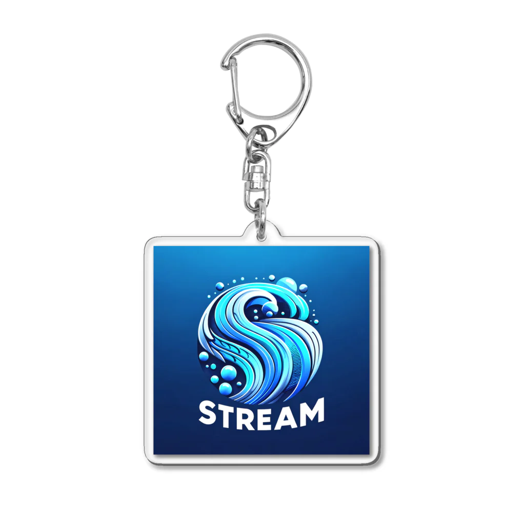 ネコニンジャのStream Acrylic Key Chain