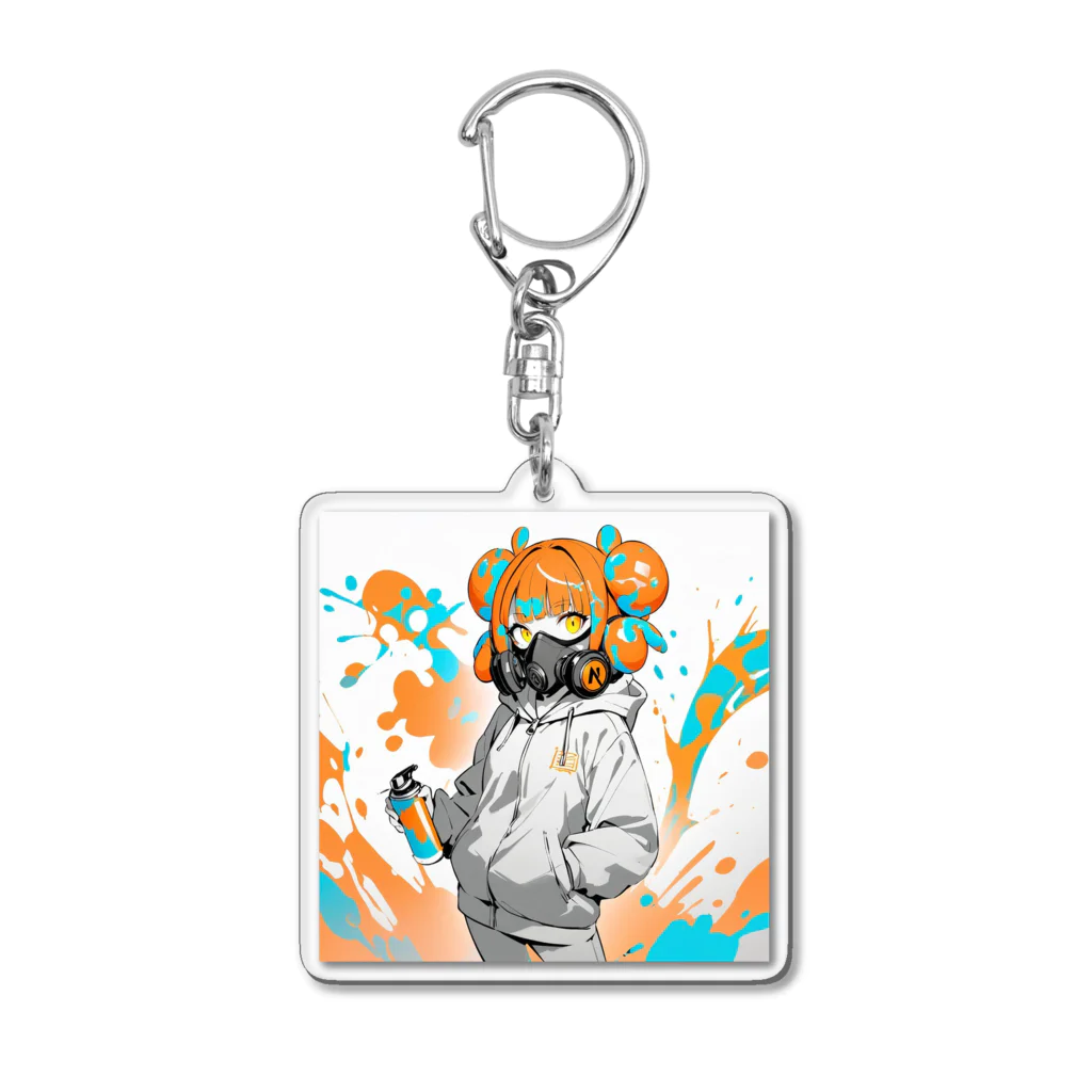 AI404のスプラッシュ Acrylic Key Chain