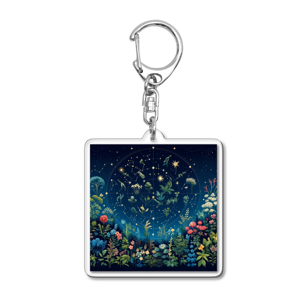 0denkundesuの星彩植譜 Acrylic Key Chain