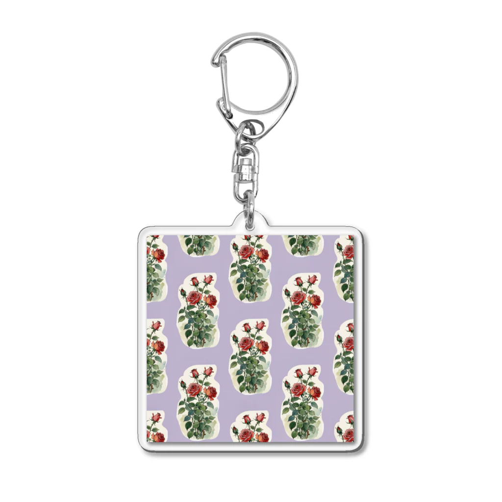 (っ◔◡◔)っ ♥ Le Petit Trésor ♥の𝕲𝖆𝖗𝖉𝖊𝖓 𝕽𝖔𝖘𝖊 Acrylic Key Chain