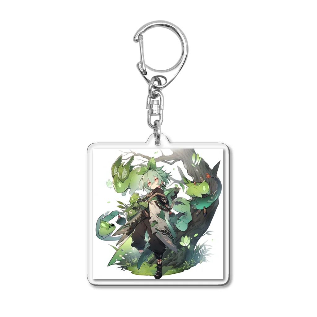 神話の守護者（Guardian of Myths）の緑舞（Ryokubu） Acrylic Key Chain