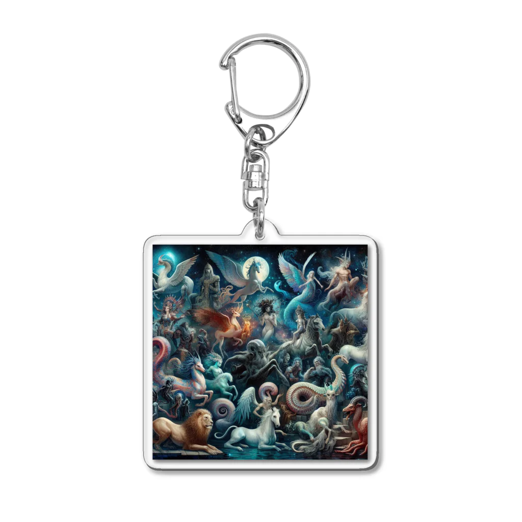 fitsの美しいモンスター Acrylic Key Chain