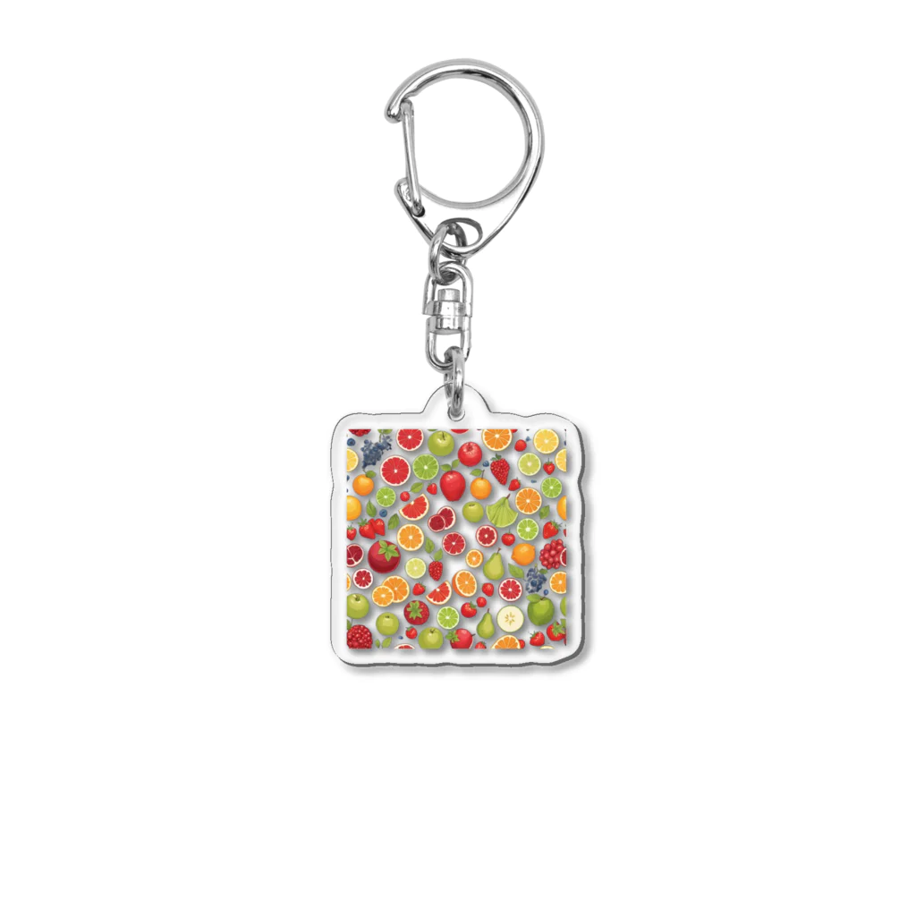 CHIKUSHOの色々な果物 Acrylic Key Chain