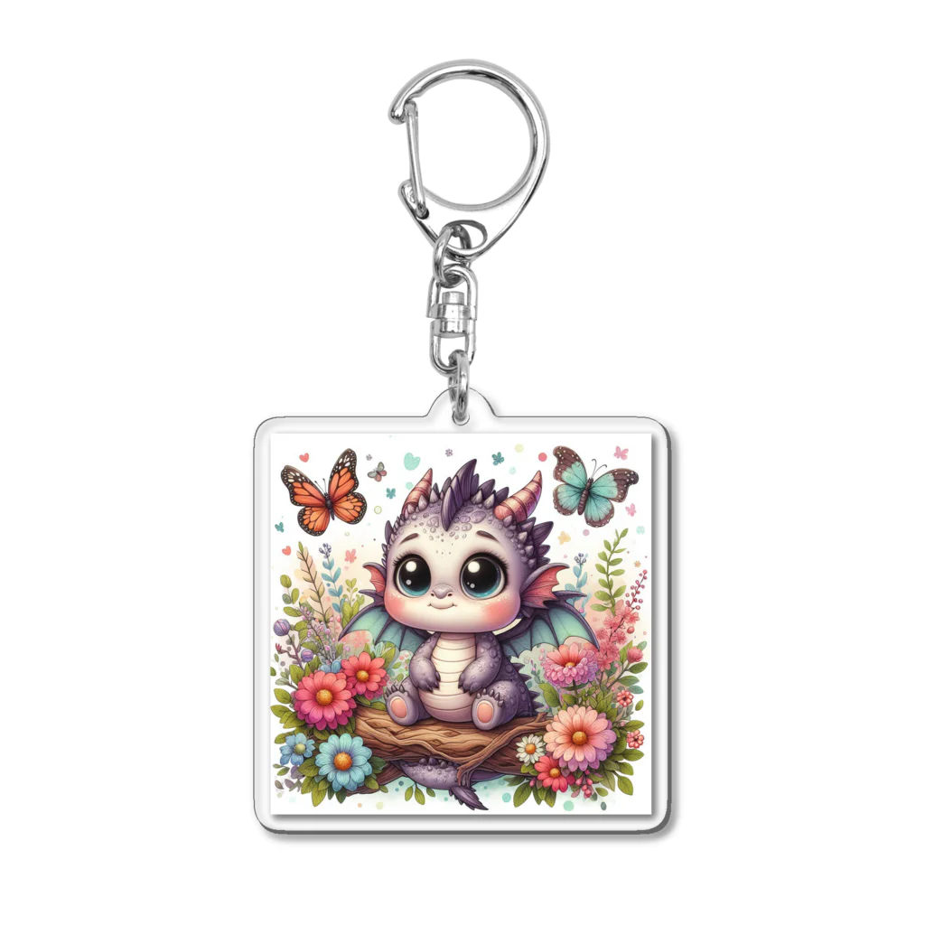 正龍のCute3龍我ryuga Acrylic Key Chain