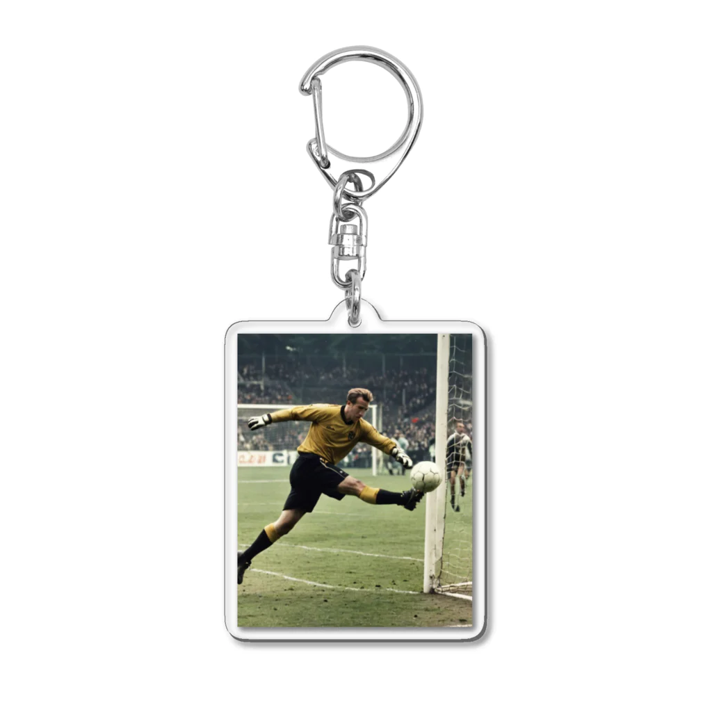 TERACHAUのFOOTBALL Acrylic Key Chain