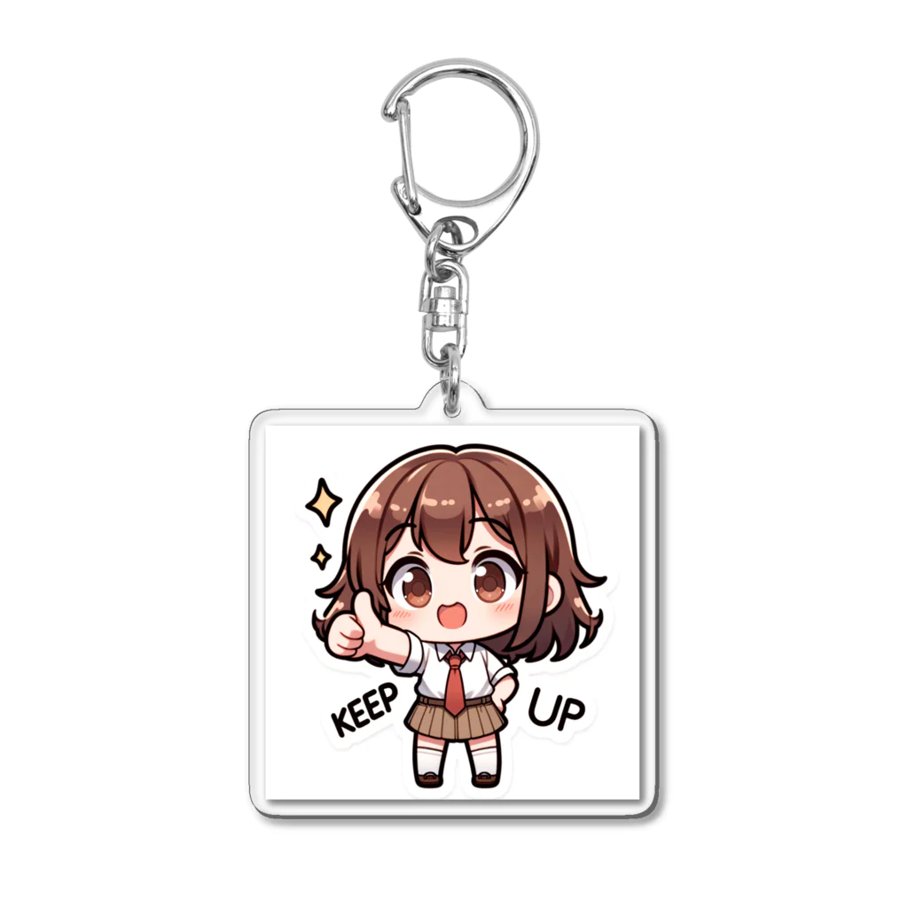 やってるよ！のKEEP UPちゃん Acrylic Key Chain