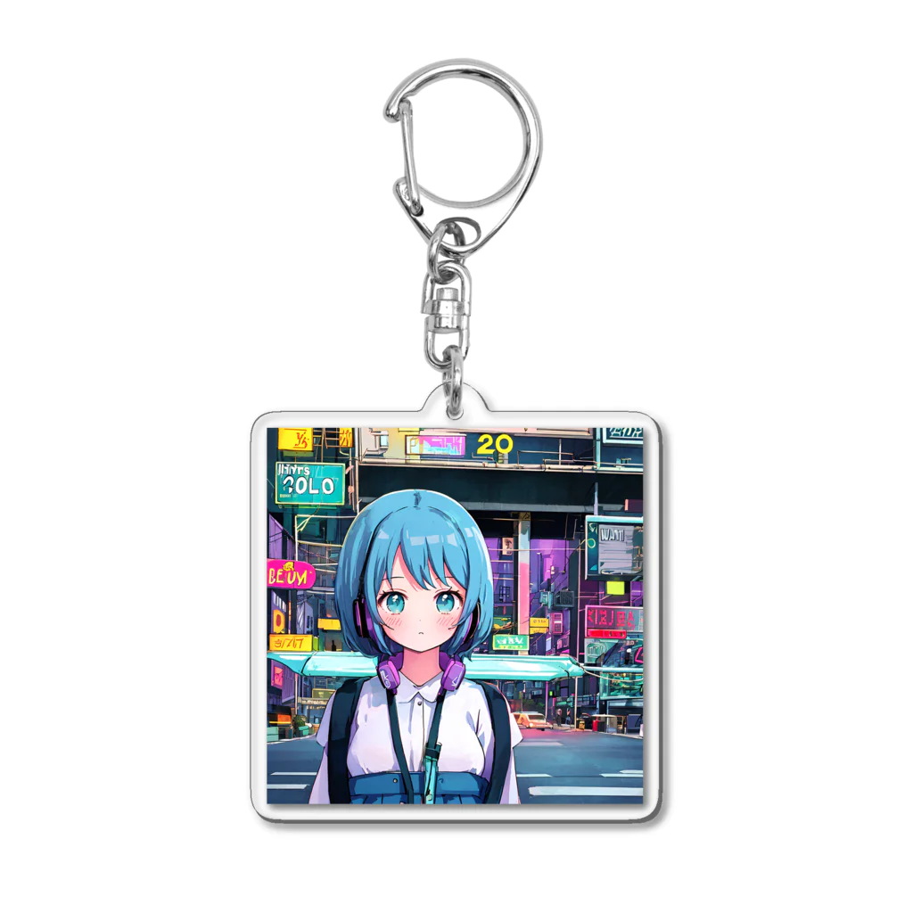 kotoha416 Music OFFICIAL GOODSのAozuki│アオヅキ Acrylic Key Chain