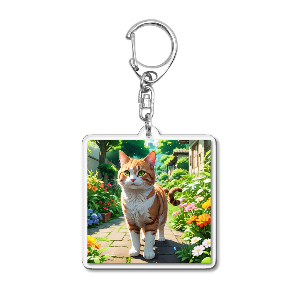 にゃんぼショップ🐈の冒険にゃんこ② Acrylic Key Chain