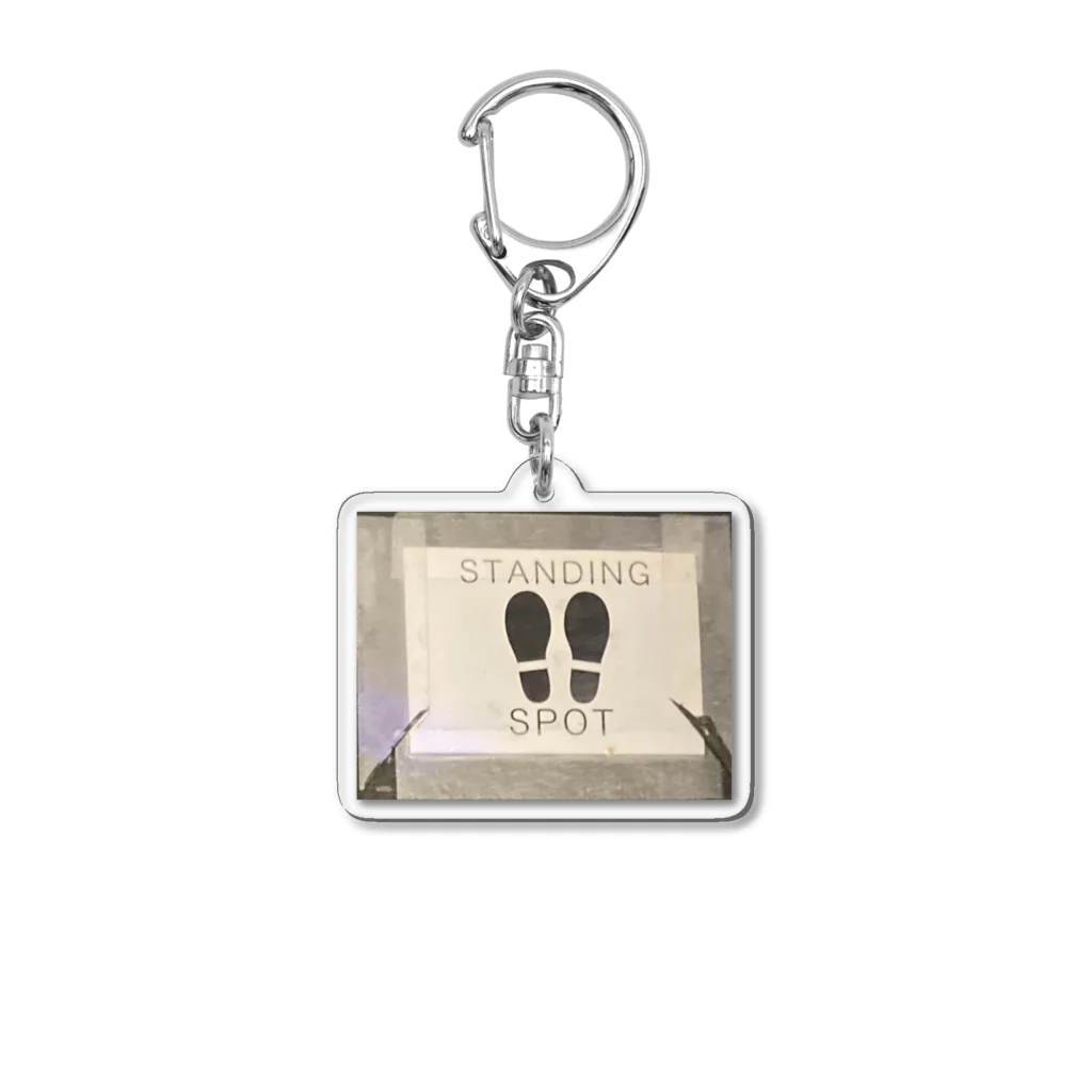 poemiのSTANDING SPOT Acrylic Key Chain