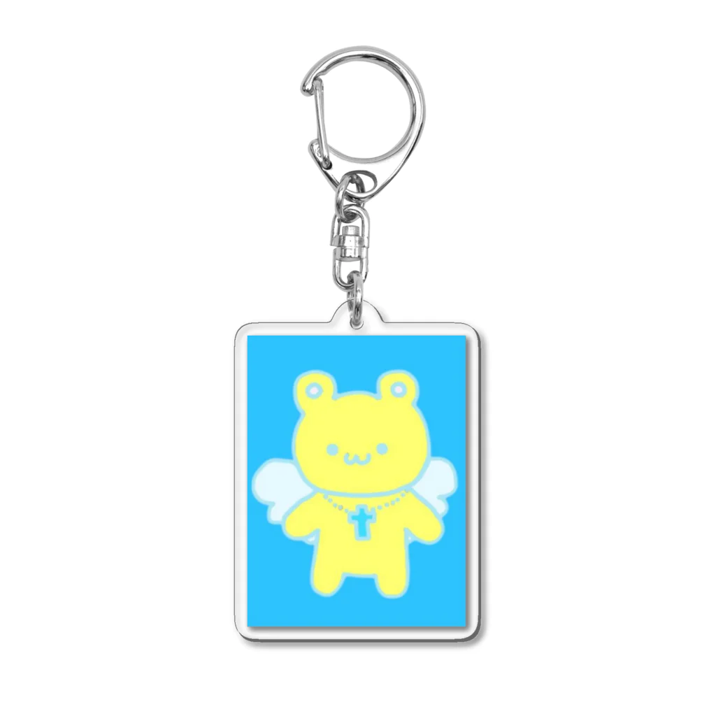 くまくま🌟ベアーズ🧸のてんしぐま証明写真風 Acrylic Key Chain