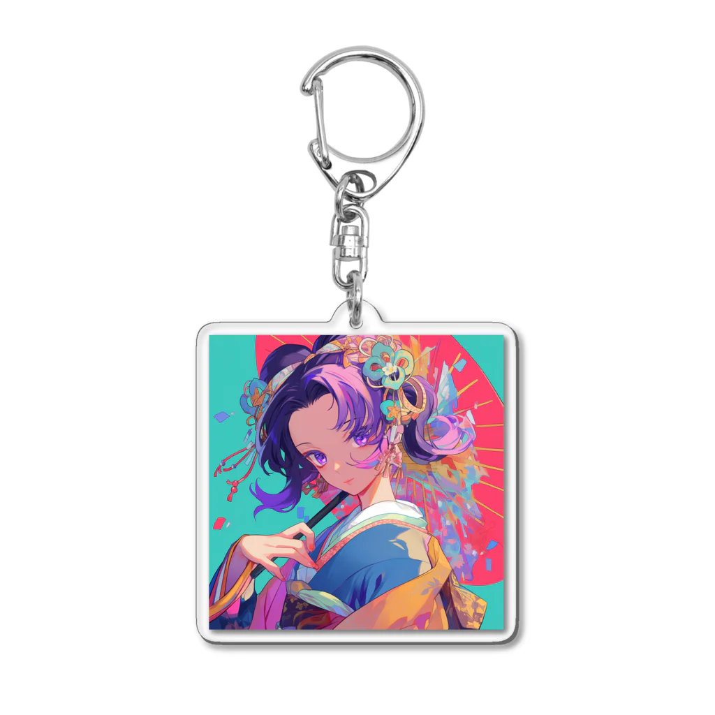 AQUAMETAVERSEの彩りの風に吹かれて Marsa 106 Acrylic Key Chain