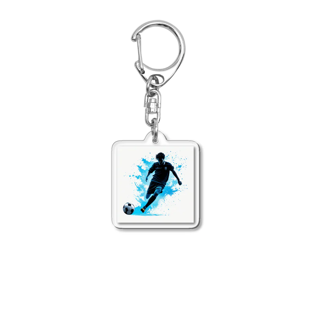 Tomohiro Shigaのお店のサッカープレーヤー02 Acrylic Key Chain