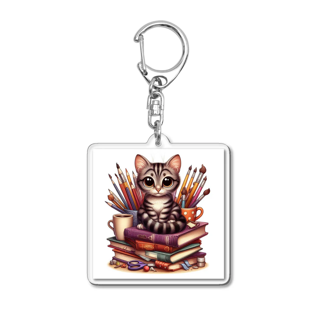 Akira03の猫 Acrylic Key Chain