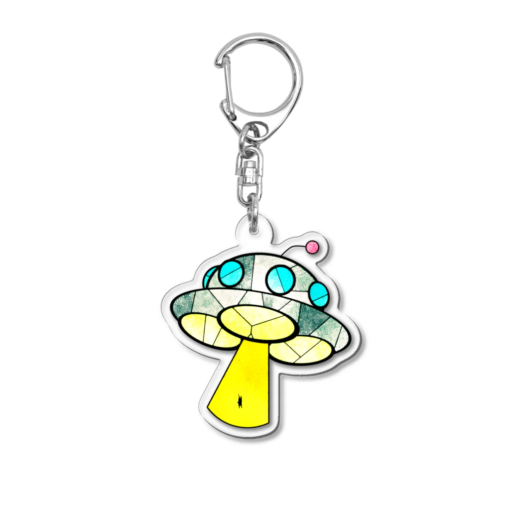 がらすやのUFOくん Acrylic Key Chain