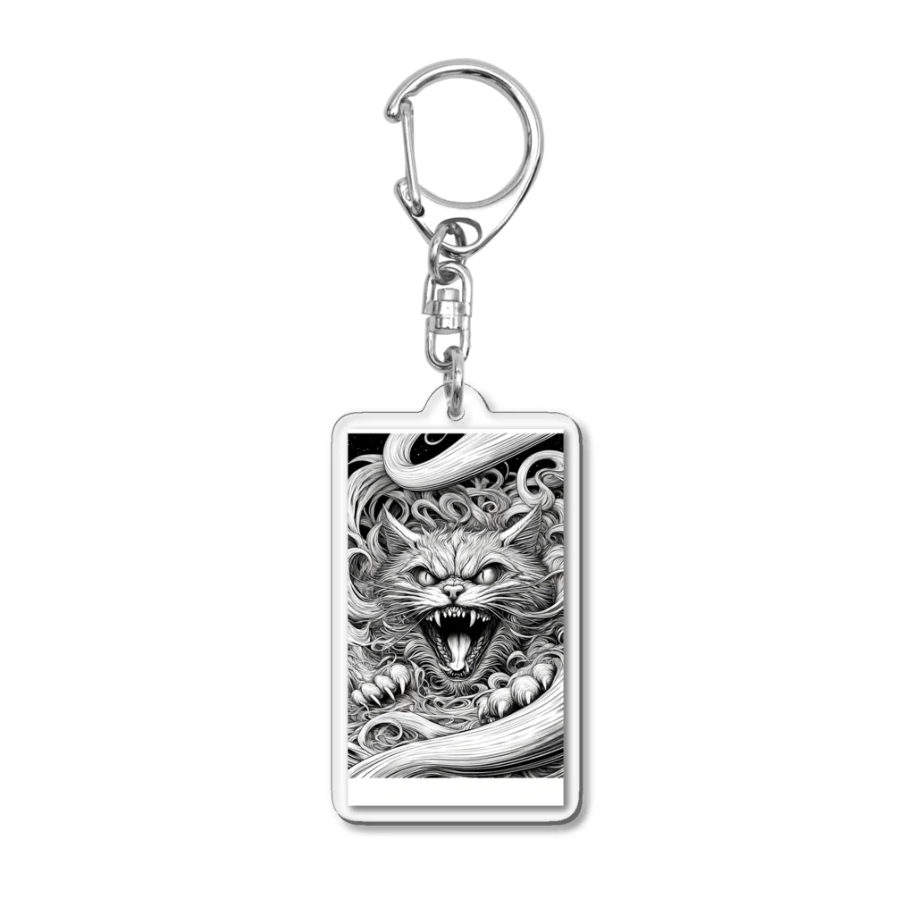 komomomoの猫の逆襲〜第3章〜 Acrylic Key Chain