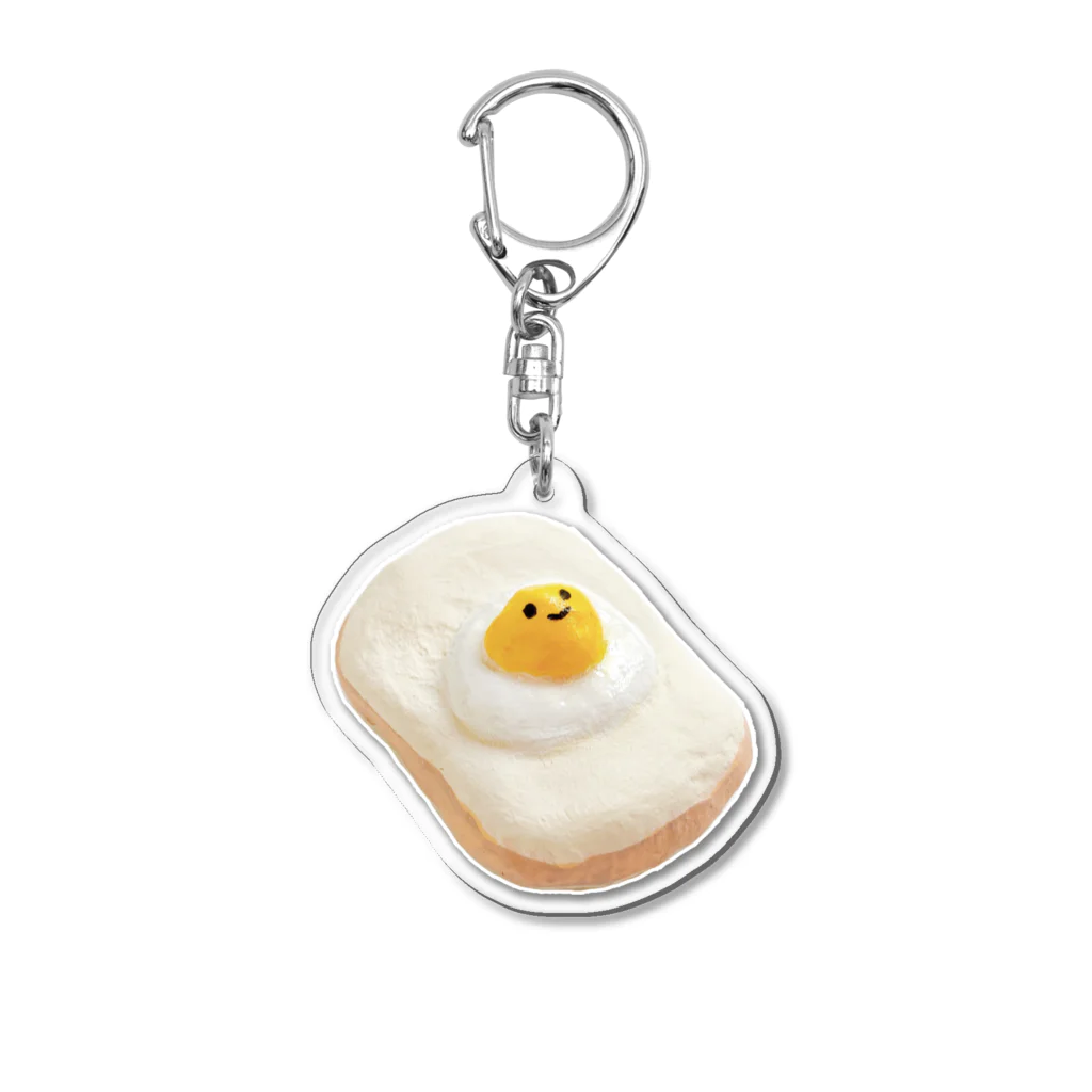 六百田商店°（ろっぴゃくだしょうてん）の目玉焼きくん Acrylic Key Chain