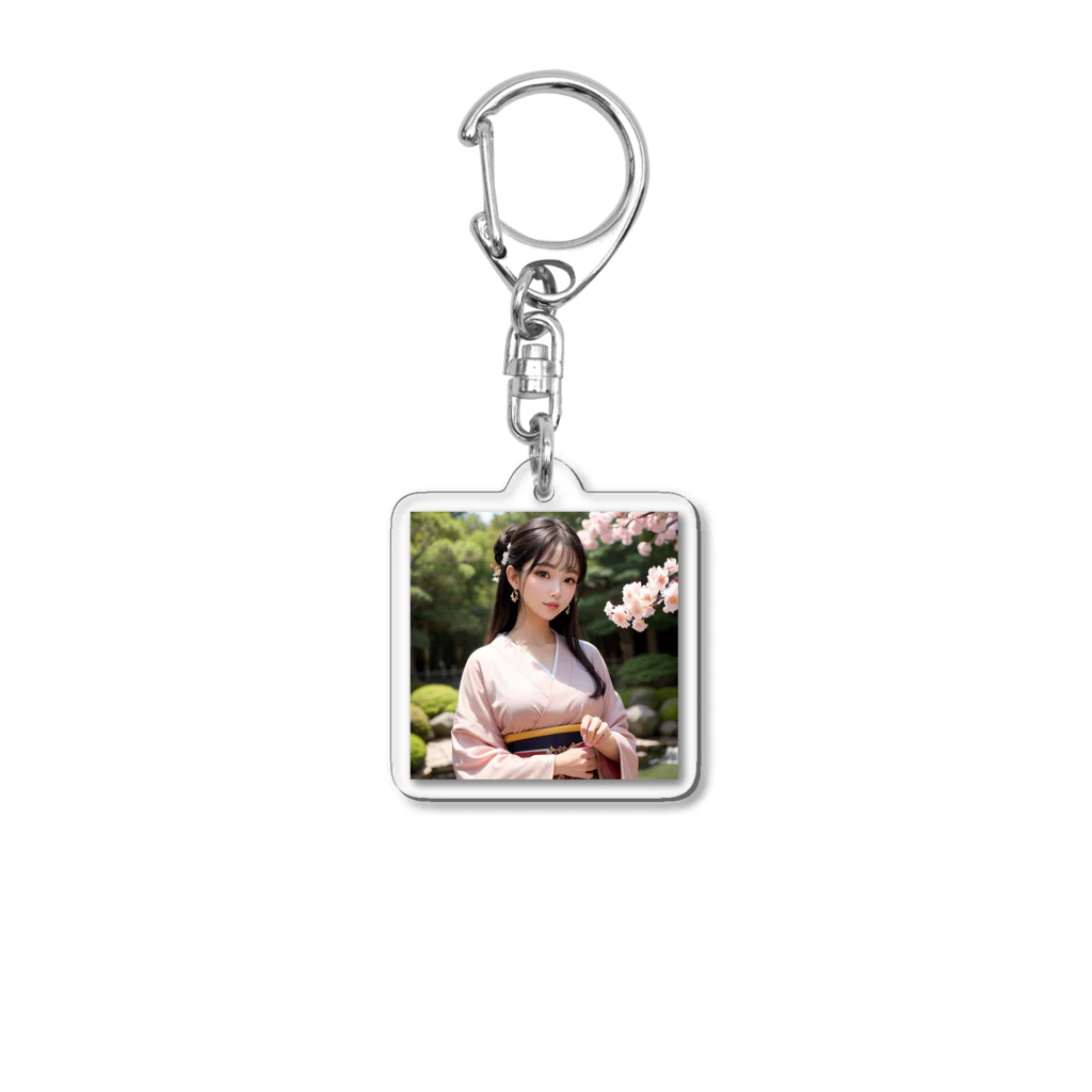 inoken_の和服美女 Acrylic Key Chain