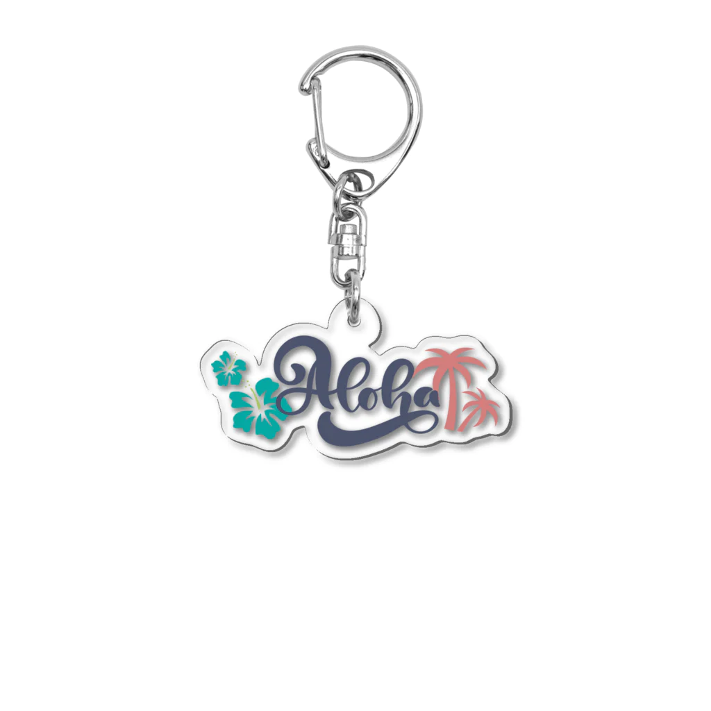 きら星のALOHA Acrylic Key Chain