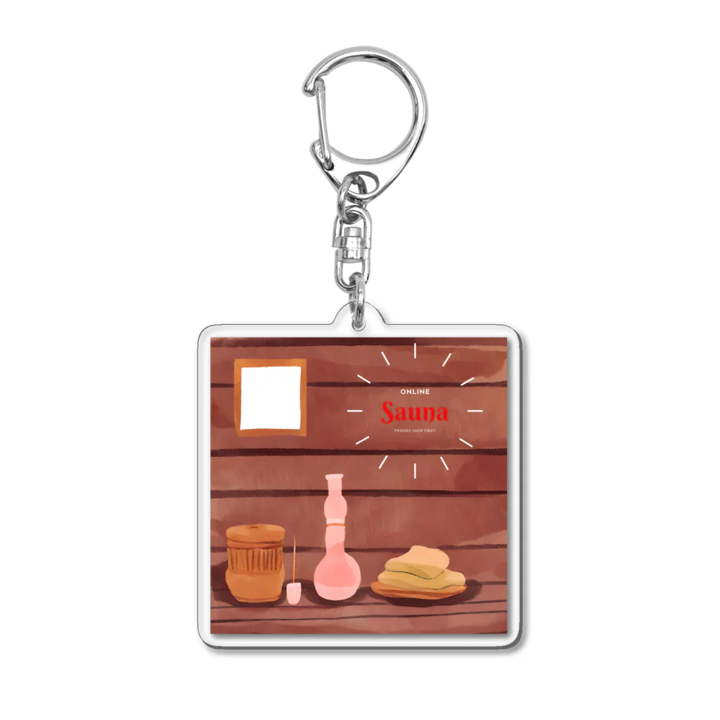 かがわのAttaka Sauna Acrylic Key Chain