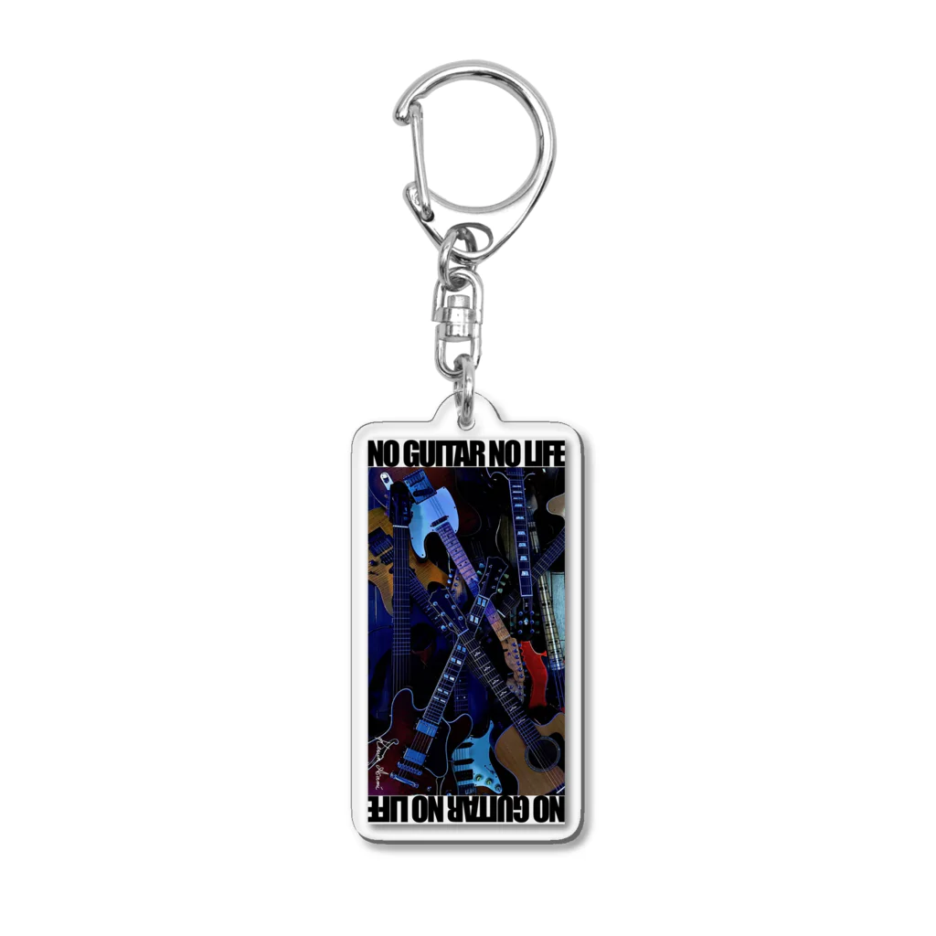 Yuichiro Kevin AsamiのKevin's Guitars キーホルダー(Dark) Acrylic Key Chain