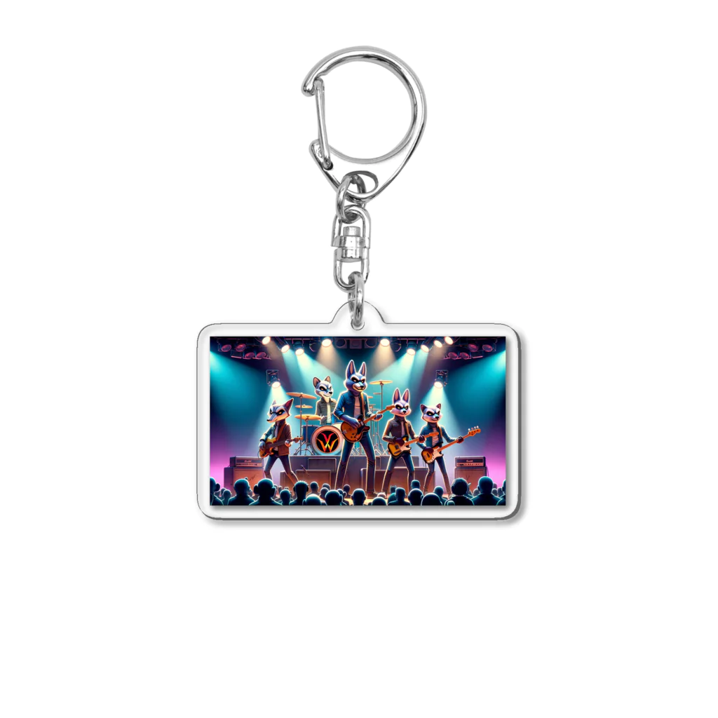 ANIMAL HEROES -musical band-のワイルドロックフェスタ - ダンシングアニマルズ Acrylic Key Chain