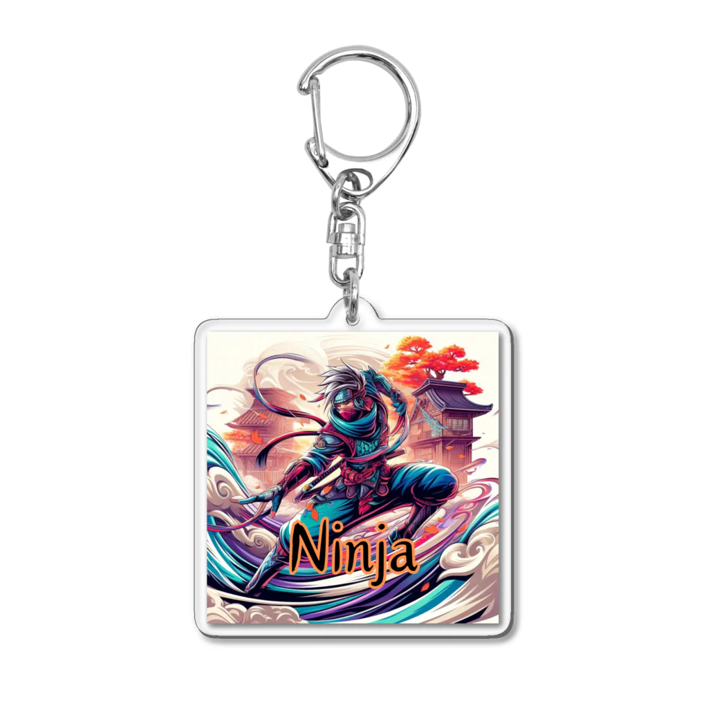 Sakura Sprit【桜魂】のJapanese Ninja Acrylic Key Chain