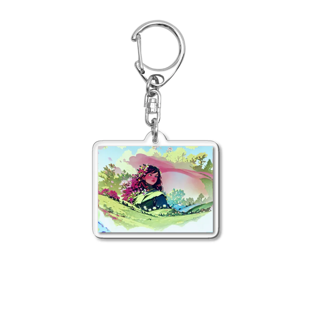 okono_eの希望に満ちた旅立ち＠姪ﾁｬﾝ Acrylic Key Chain