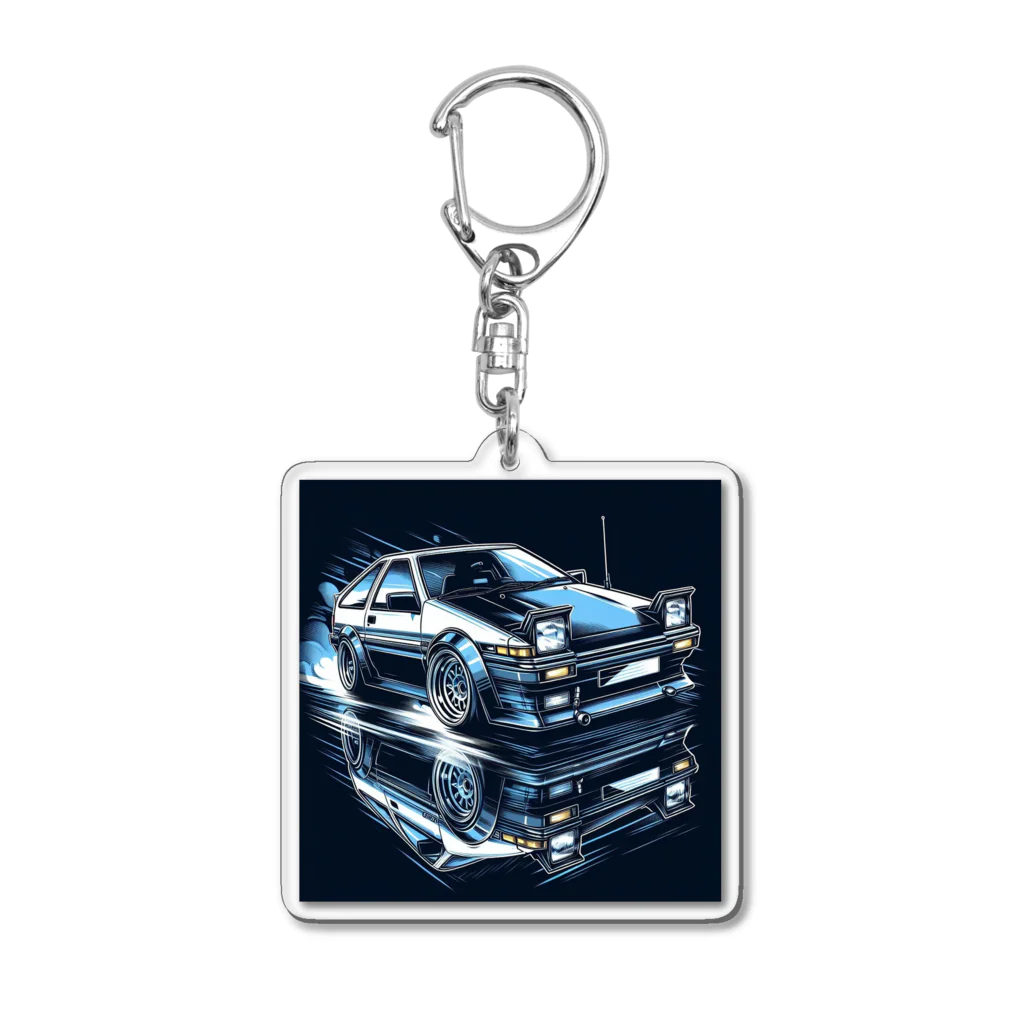 arousal_3_otのAE86、トレノ Acrylic Key Chain