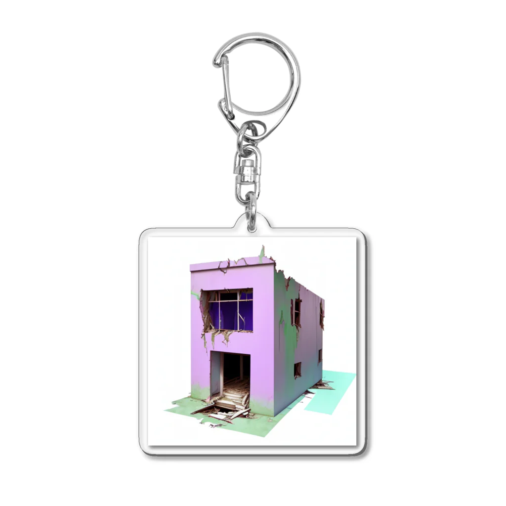 Buildingsの廃墟 13 Acrylic Key Chain