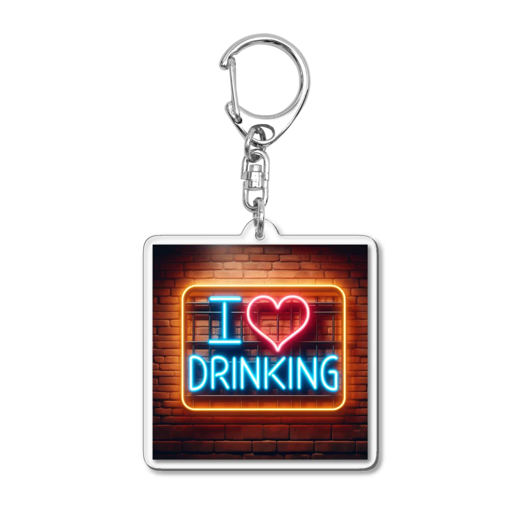 Anju Clothingのお酒好きの友人へ Acrylic Key Chain