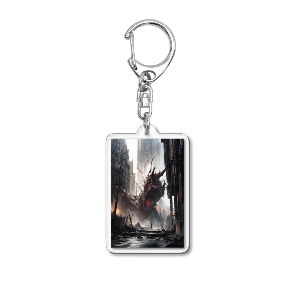 eateatのモンスター Acrylic Key Chain