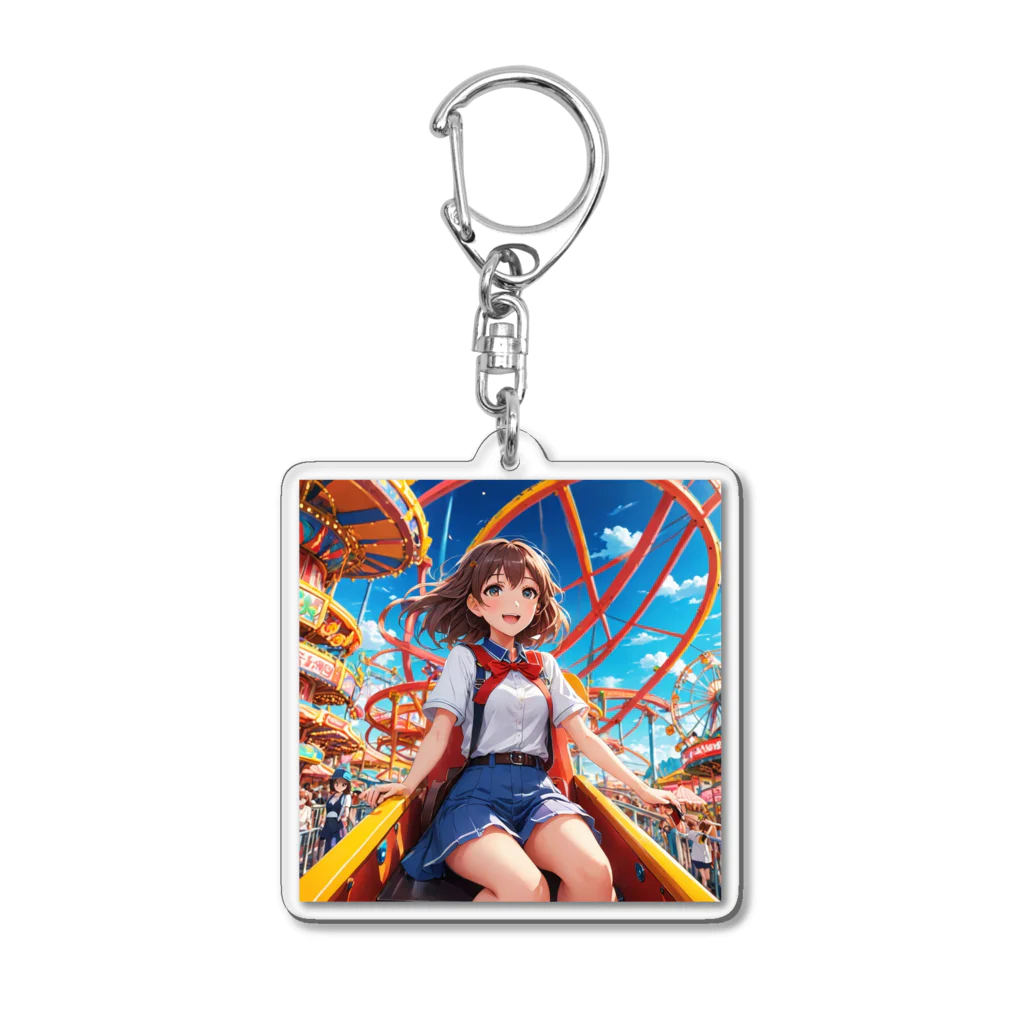 yuyuu_youtubeの美少女 Acrylic Key Chain