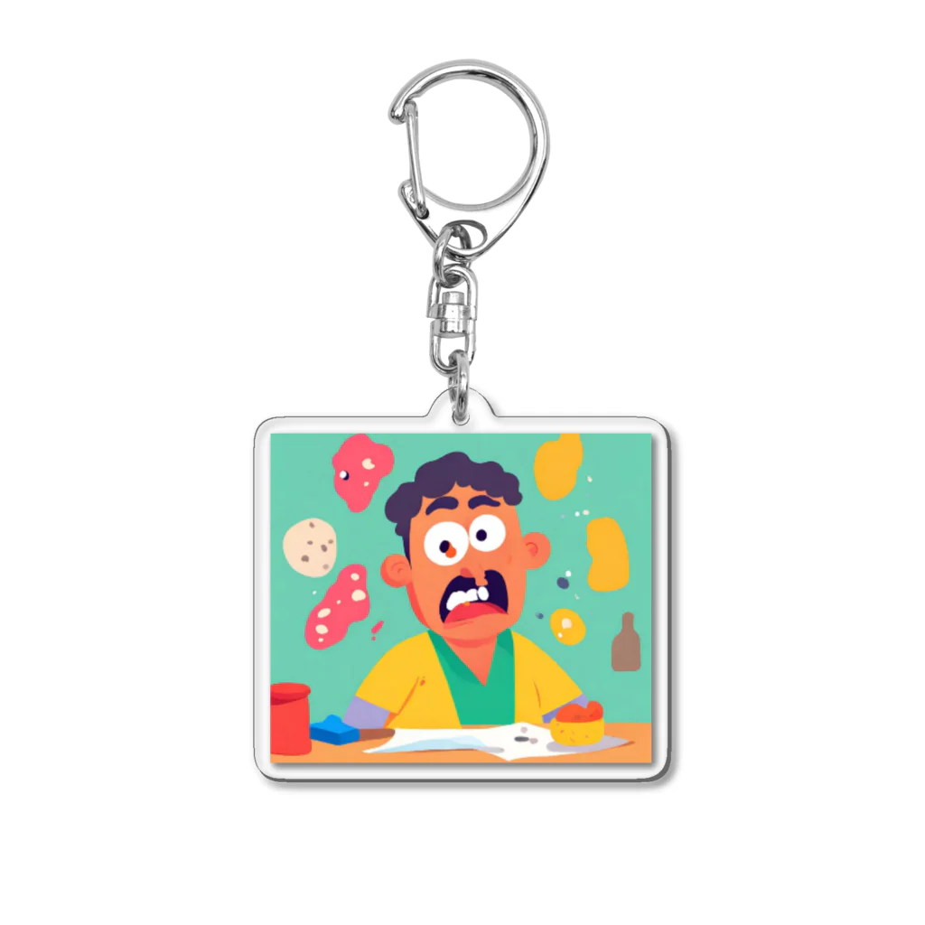 JINPACHIの賢い男 Acrylic Key Chain