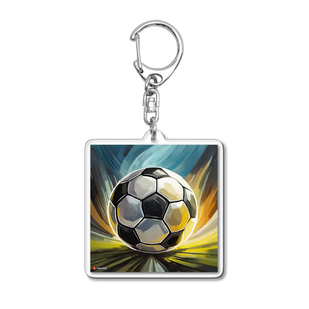 TENTENのサッカーボール Acrylic Key Chain