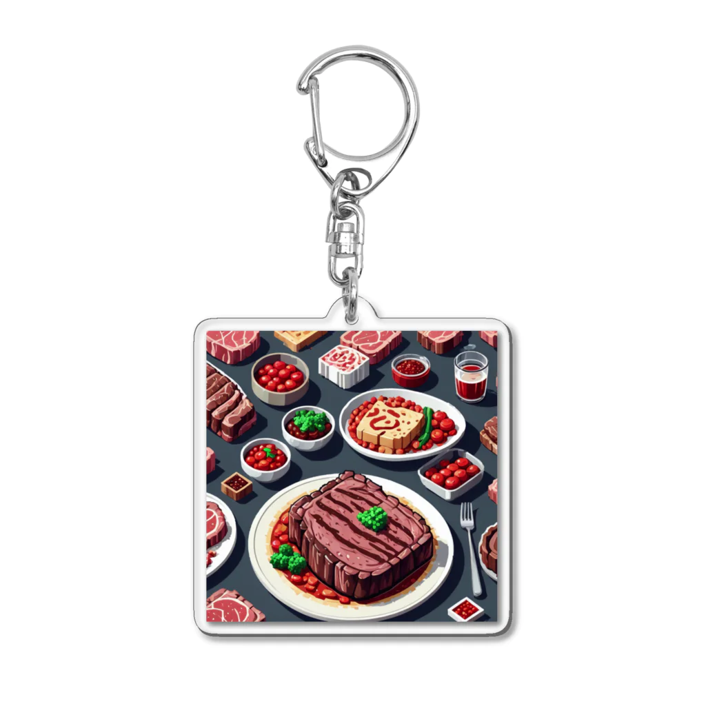 PatriQのお肉ベスト Acrylic Key Chain