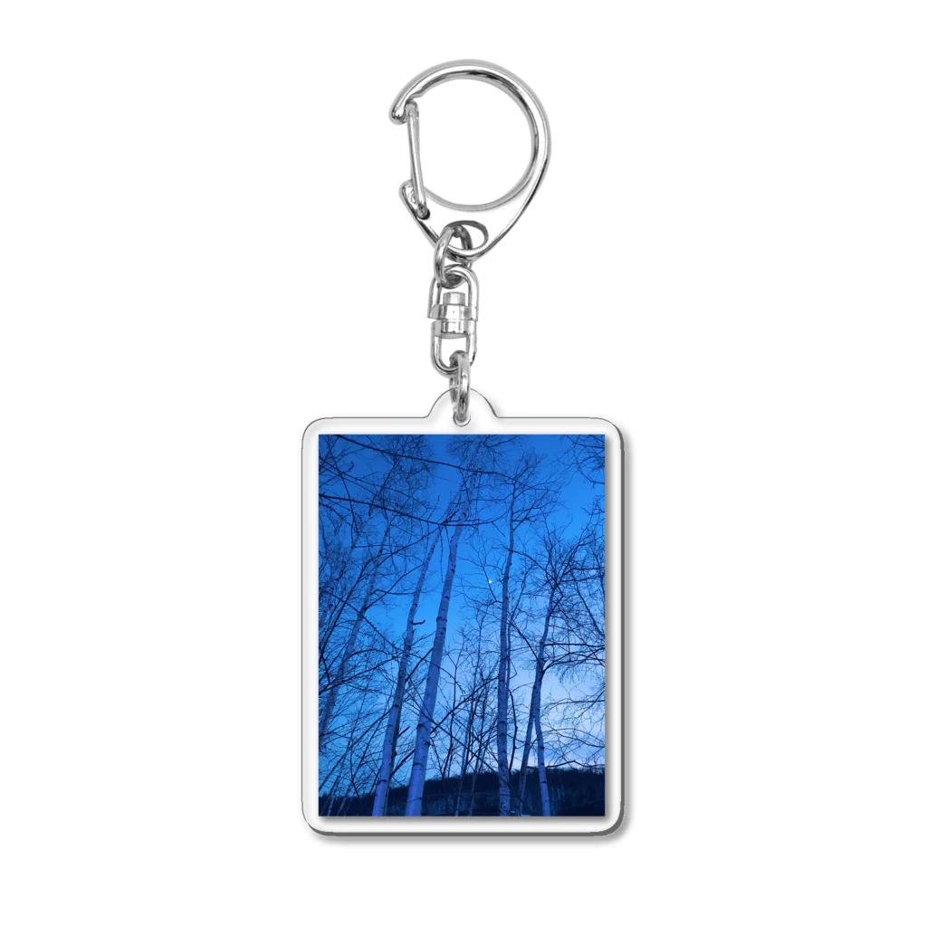 kayuuの神秘的な青い世界 Acrylic Key Chain