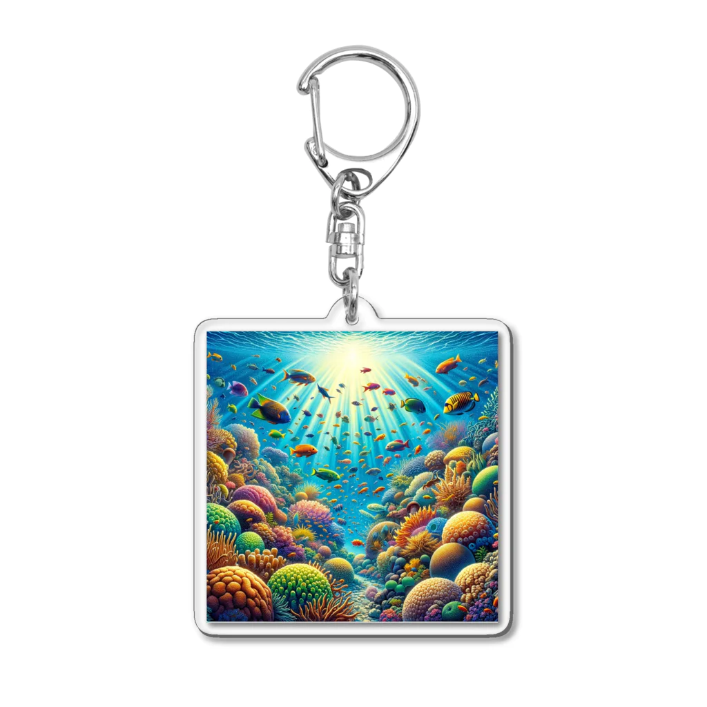 VeiledSageの深海の光 Acrylic Key Chain