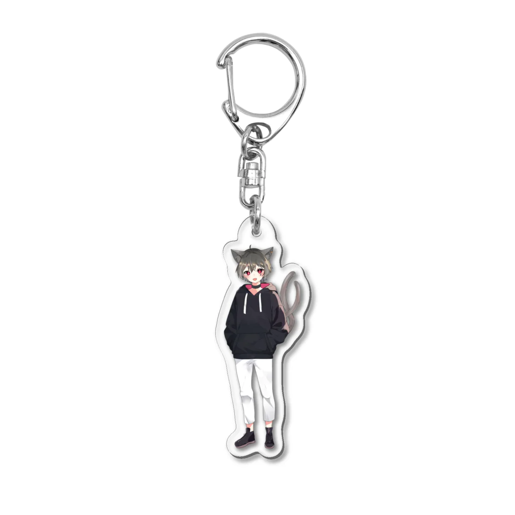 変異猫アダムグッズの変異猫アダム立ち絵 Acrylic Key Chain