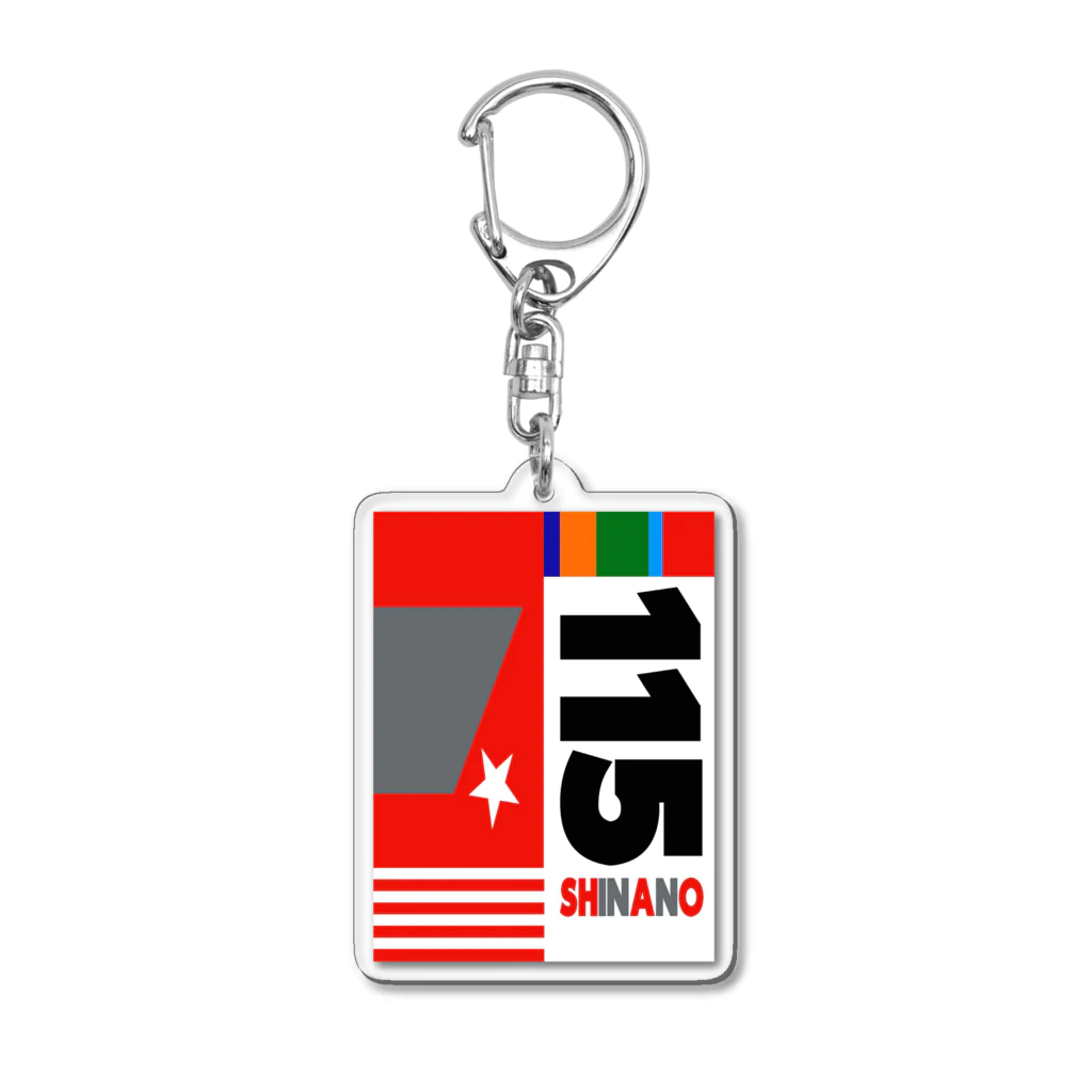 ろくもんせんの115系　電車車両　 Acrylic Key Chain