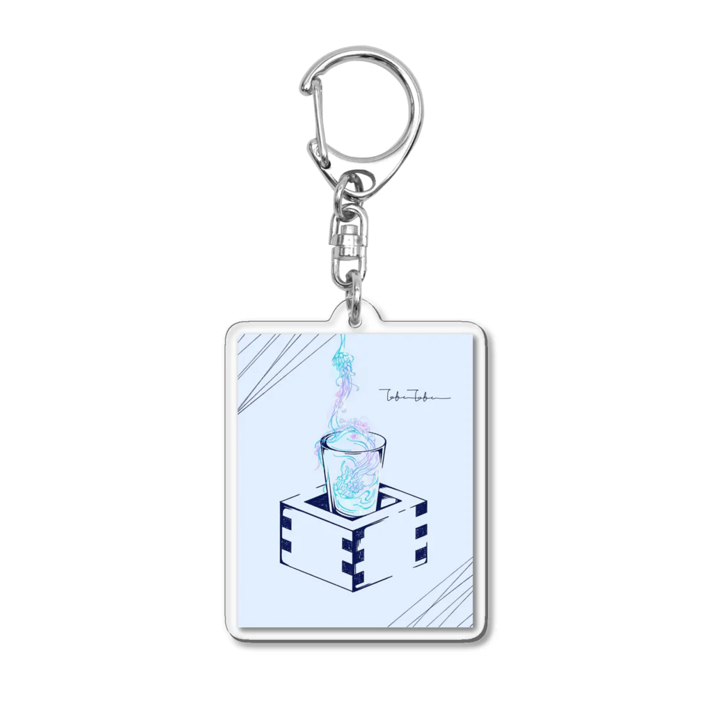 jiyujin_seisakusyoのオリジナルK -tokutokuシリーズ クラゲ Acrylic Key Chain