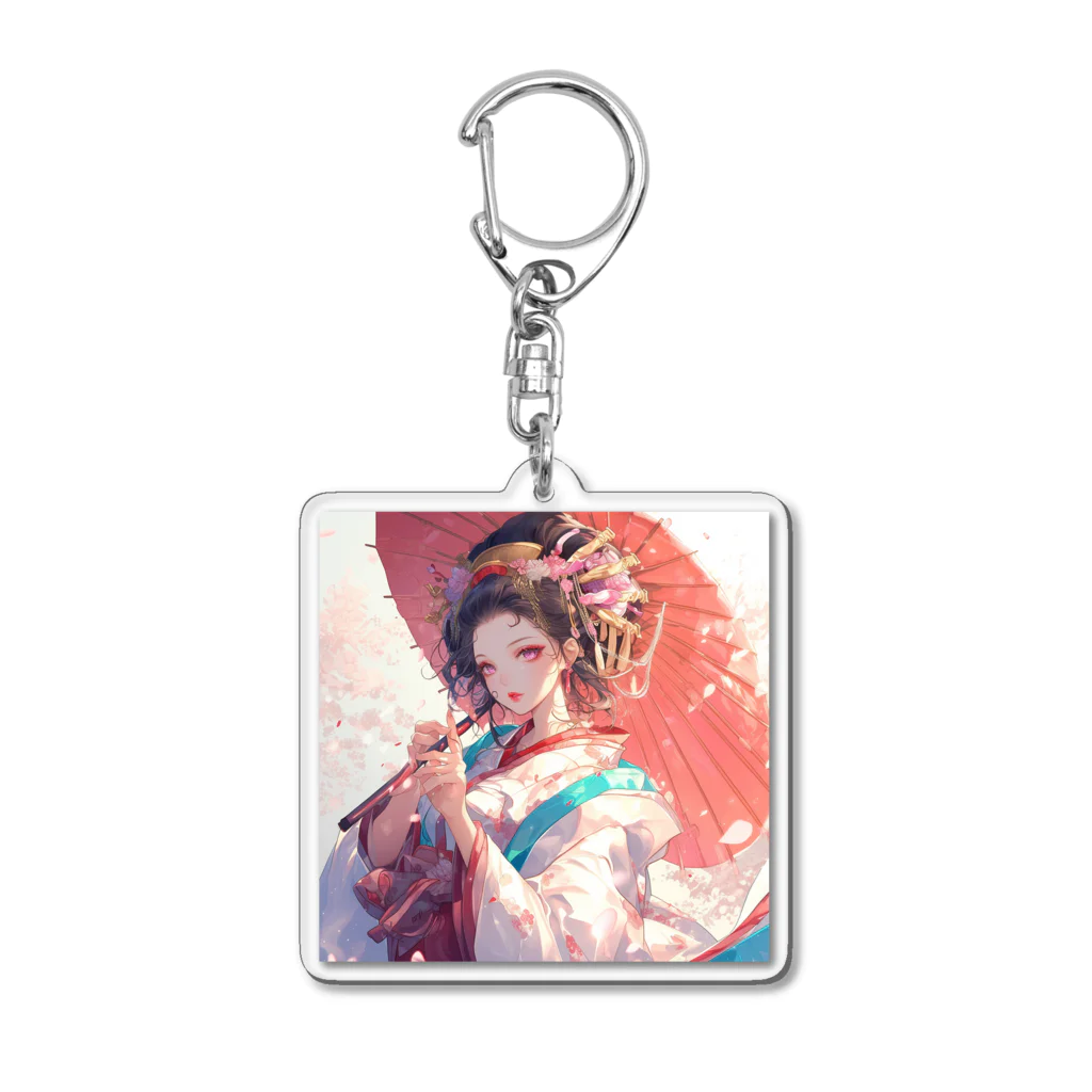 AQUAMETAVERSEの春風に舞う桜のような貴女 Marsa 106 Acrylic Key Chain