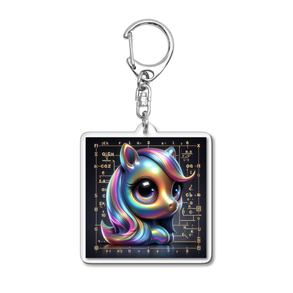 CyberCyberのHorse01 Acrylic Key Chain