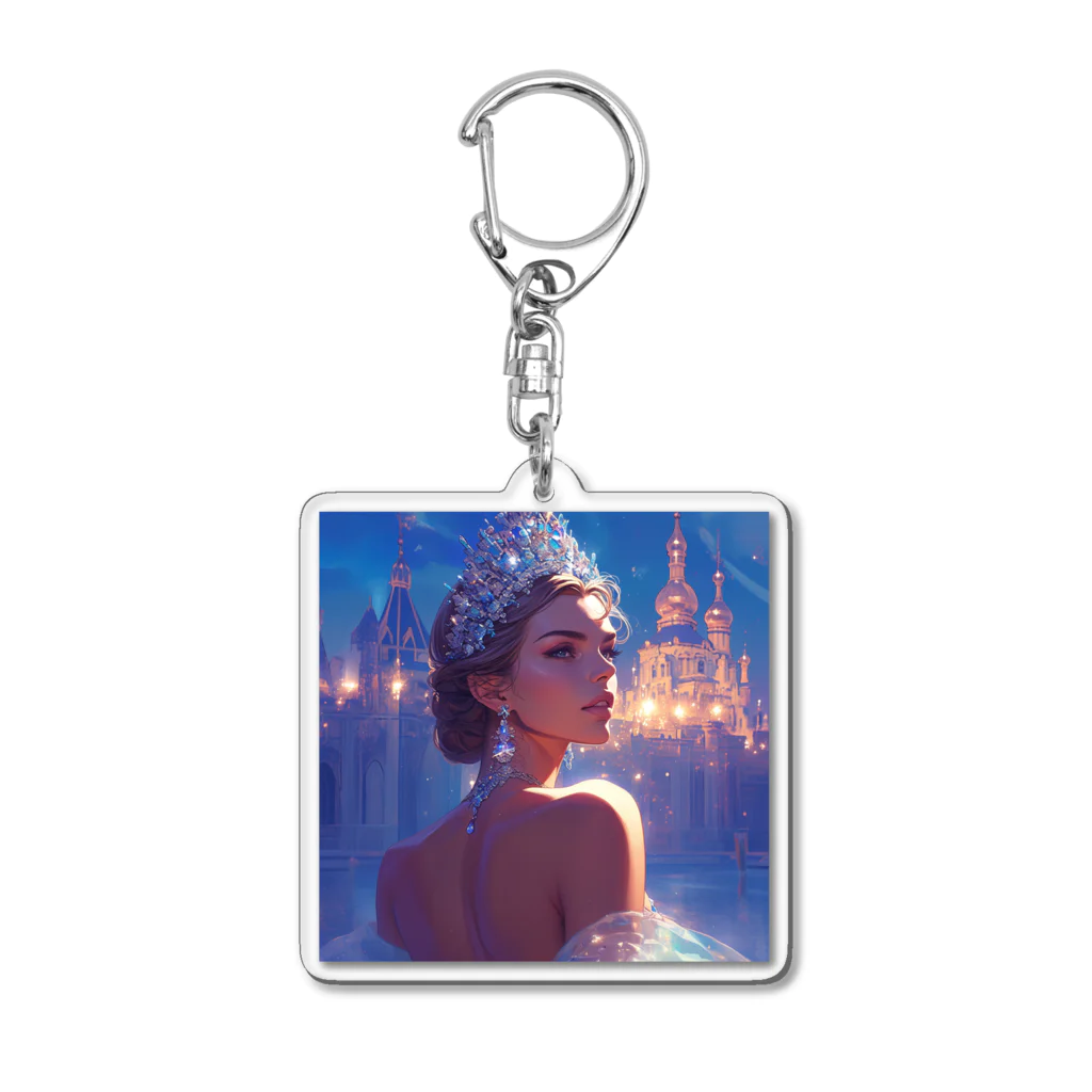 AQUAMETAVERSEの宵闇に輝くクリスタルの女王 Marsa 106 Acrylic Key Chain