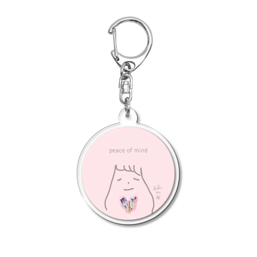 日々にリボンのあんしん Acrylic Key Chain