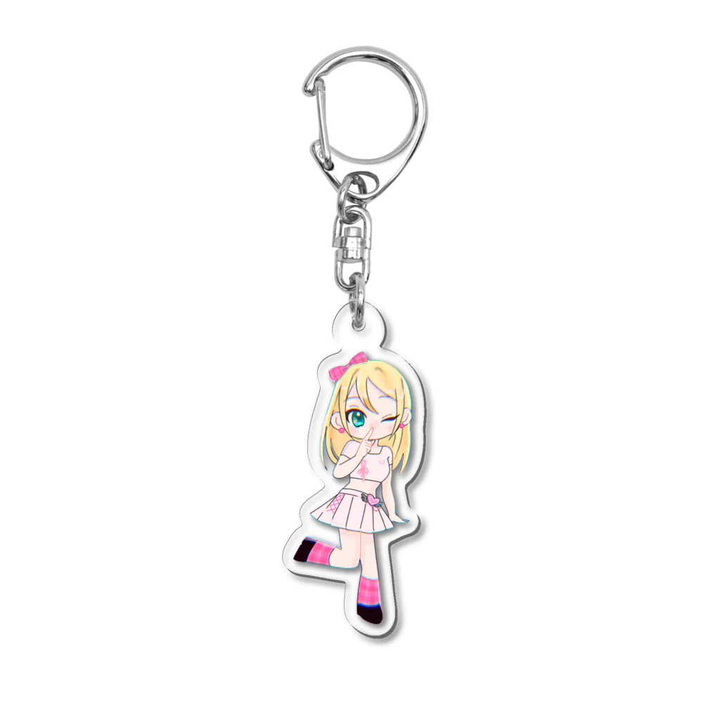 Nina Umikazeninaの海風ニナ（ウインク） Acrylic Key Chain